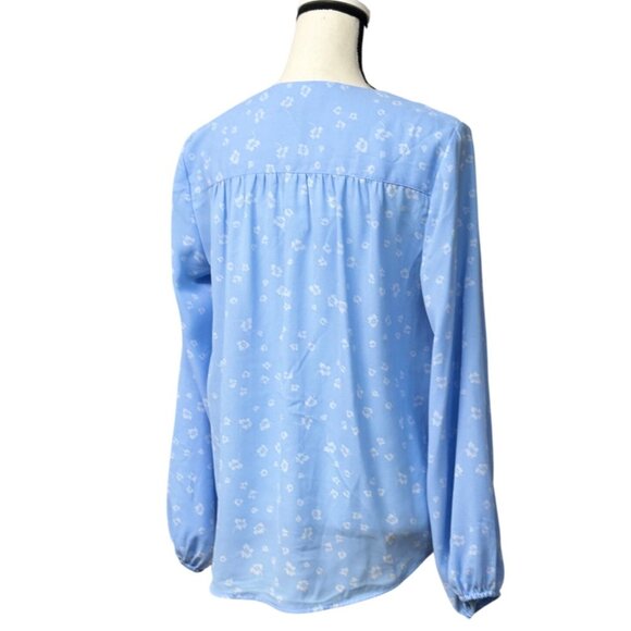 INC International Concepts Women's Printed Surplice Top, Bridget Ditsy, Sz. S - Picture 5 of 12